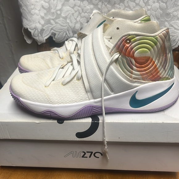 Kyrie 2s-size 12-barely used-no box. Minor lace damage from strap. GREAT DEAL!! - Picture 3 of 4